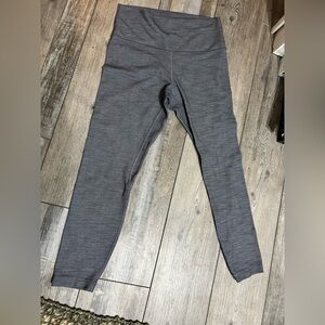 lululemon athletica Charcoal Grey long full Leggings